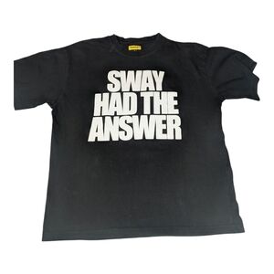 Market Studios Sway Had The Answer T-Shirt XL Black Hip Hop Streetwear Kanye